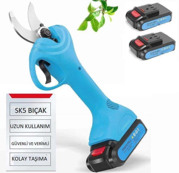 Suca SC 8602 Akülü Şarjlı Budama Makası 32 mm