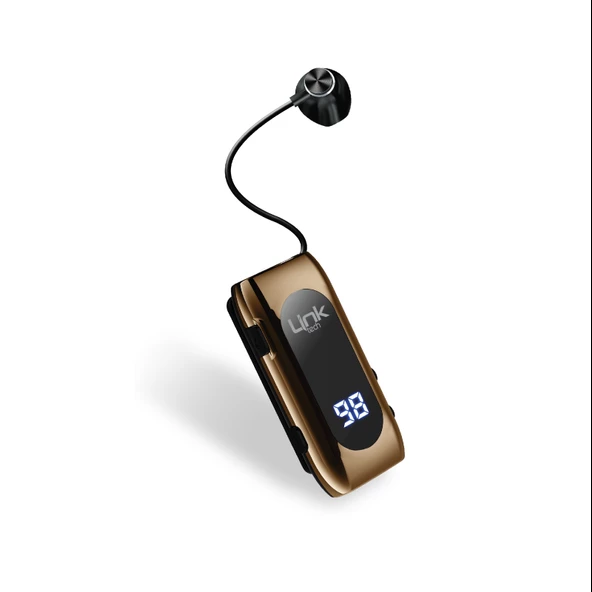 LinkTech V80 Pro Bluetooth Kulaklık Ekranlı Makaralı Titreşimli - 2