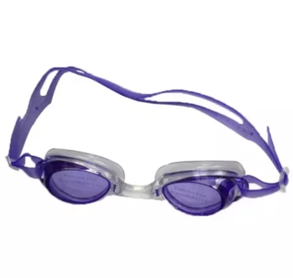 Mavi Çocuk Yüzücü Gözlüğü Havuz Deniz Gözlüğü 9-14  yaş  Mor - 2