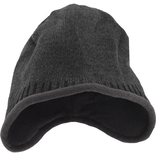 İçi Polarlı Kulaklı Bere Kışlık Bere   Antrasit ürün görseli