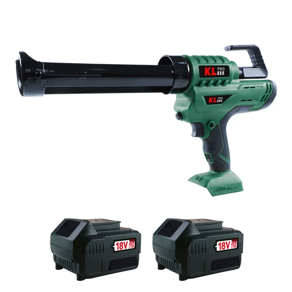 Klpro Klst18e-50 Şarjlı Silikon Tabancası 18V 5.0Ah. Çift Akülü Sosis/Kartuş Tip