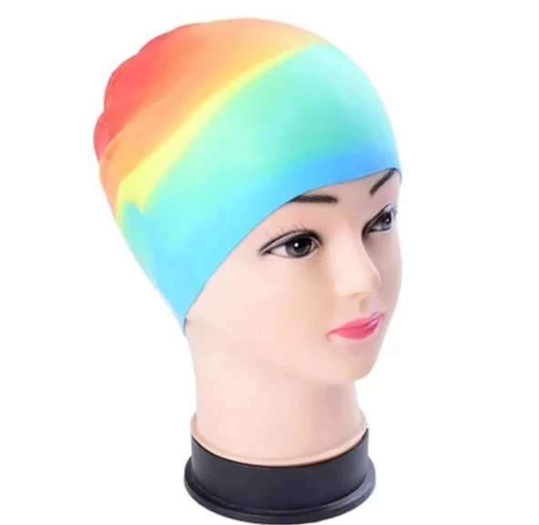 Siyah Silikon Renkli Bone Düzrenk Slikon Bone Kırmızı- Mavi Tek Ebat - 4