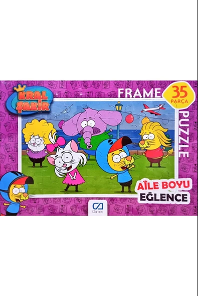 Kral Şakir Korsanlar Diyarı Frame Puzzle/Yapboz 35'parça - 2