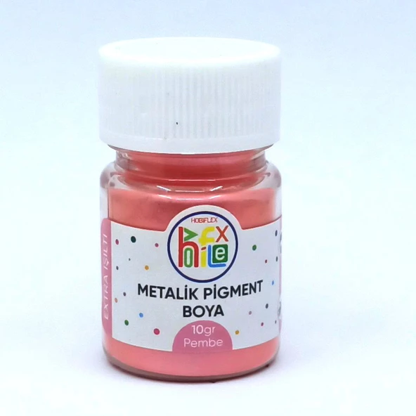 EPOKSİ REÇİNE METALİK SEDEFLİ PİGMENT TOZ BOYA PEMBE 10 GR