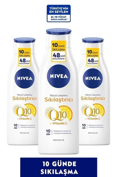 Nivea Q10 Sıkılaştırıcı Losyon 250 ml 3 Adet