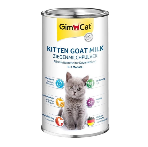 Gimcat Yavru Kedi Keçi Süt tozu 200 Gr.