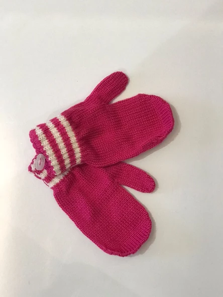 Bebe  Çocuk Eldiveni 0-3 Yaş  Kırmızı 0-2 Yaş - 6