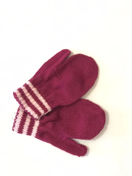 Bebe  Çocuk Eldiveni 0-3 Yaş  Kırmızı 0-2 Yaş - 10