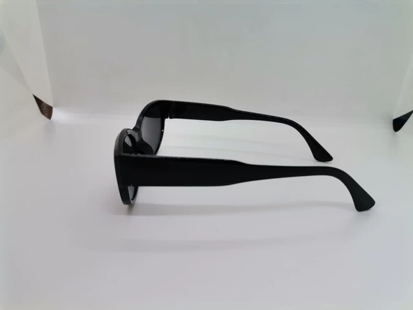 Cat Eye Bayan Oval Güneş Gözlüğü Beyaz Güneş Gözlüğü Siyah Tek Ebat - 5