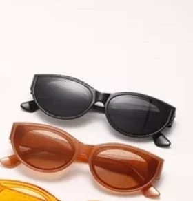 Cat Eye Bayan Oval Güneş Gözlüğü Beyaz Güneş Gözlüğü Siyah Tek Ebat - 6