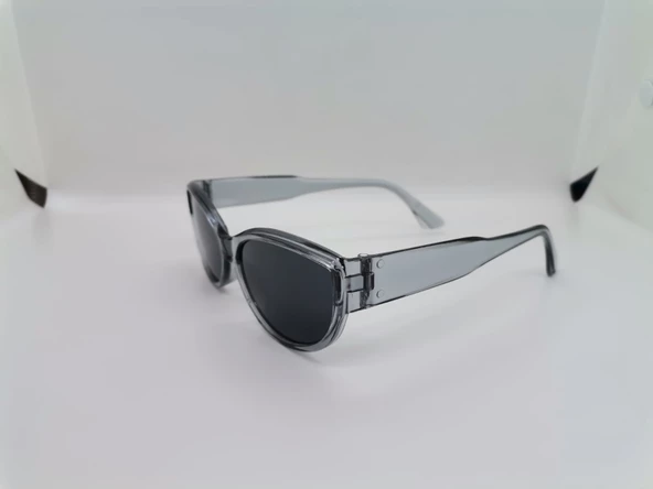 Cat Eye Bayan Oval Güneş Gözlüğü Beyaz Güneş Gözlüğü Beyaz Tek Ebat - 2