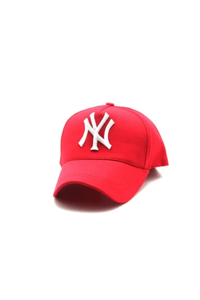 Ny New York Yankees Kep Şapka  Kırmızı - Beyaz Tek Ebat