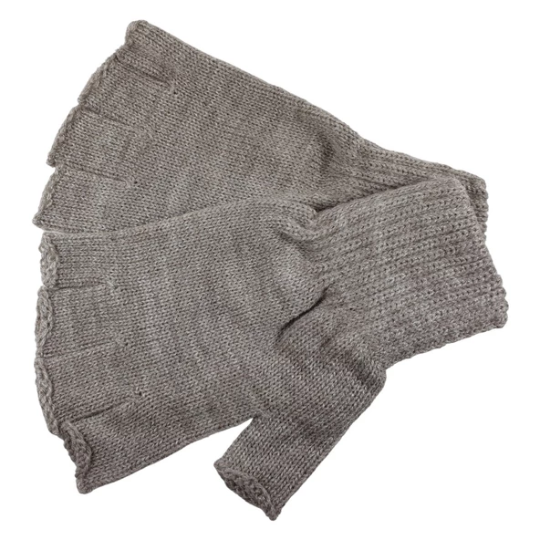 Antrasit Unisex Triko Kesik Eldiven  Antrasit Tek Ebat - 10