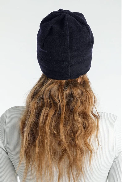 Polar Bere Kayak Beresi Siyah Yumuşak Ve Sıcak Tutan Polar  Lacivert Tek Beden - Resim 6