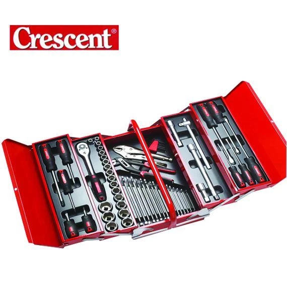 Crescent Ctb 61Eu Metal Takım Çantalı Profesyonel Alet Seti, 61 Parça