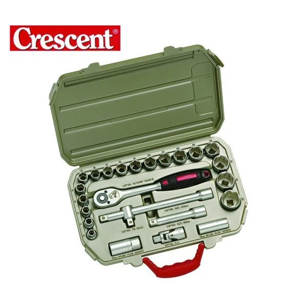 CRESCENT CTK 25EU Profesyonel Lokma Anahtar Takımı (1/2'', 25 Parça, Metrik)