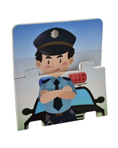 Playwood Ahşap Eğitici Puzzle Meslekler 48 Parça ONY06 - 2