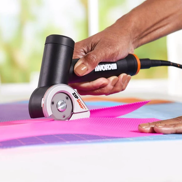Worx Wx745.9 Makerx 20Volt Profesyonel 38Mm Kumaş, Deri, Karton Kesici (Akü Dahil Değildir) - 3