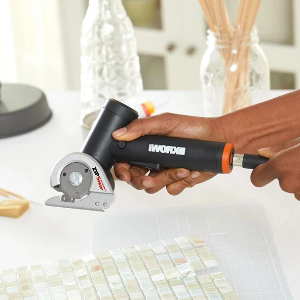 Worx Wx745.9 Makerx 20Volt Profesyonel 38Mm Kumaş, Deri, Karton Kesici (Akü Dahil Değildir) - 12