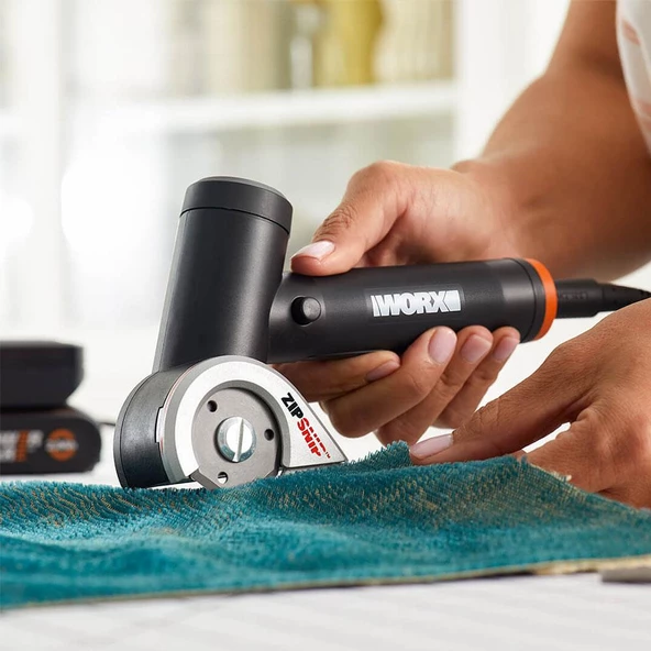 Worx Wx745.9 Makerx 20Volt Profesyonel 38Mm Kumaş, Deri, Karton Kesici (Akü Dahil Değildir) - 9