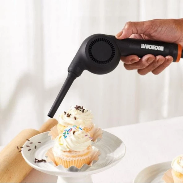 Worx Wx747.9 Makerx 20Volt Kömürsüz Profesyonel Mini Üfleyici (Akü Dahil Değildir) - 8