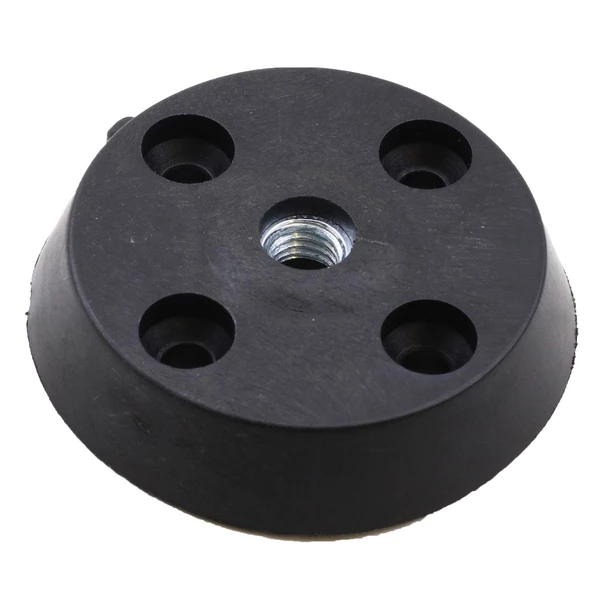 Mobilya Masa Sehpa Ayağı Bağlantı Aparatı Düz Ayak Tabanı Siyah (10 Adet) - 2