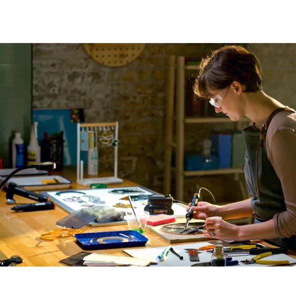 Worx Wx744.9 Makerx 20Volt Profesyonel Dijital Lehim Tabancası + 12 Aksesuar (Akü Dahil Değildir) - 6