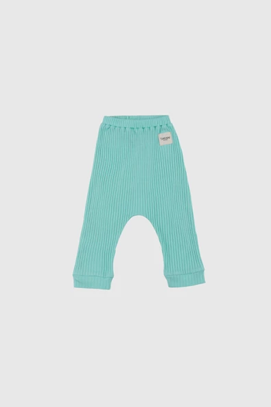 Basic Pantolon Mint Yeşili - 4