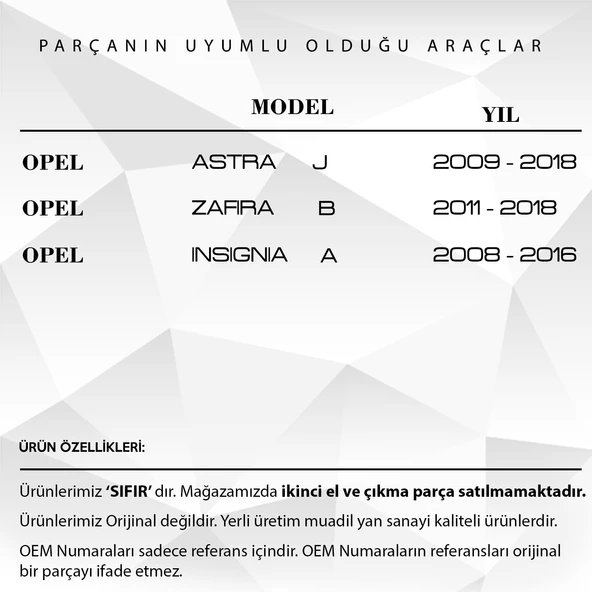 Opel Astra J, Insignia A, Zafira B  için Otomatik Vites Topuzu - 2