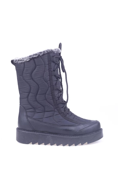 PapuçSepeti 2243 Kadın Kaymaz Taban Kürklü Termal Kar Botu - 4