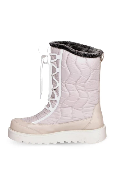 PapuçSepeti 2243 Kadın Kaymaz Taban Kürklü Termal Kar Botu - 7