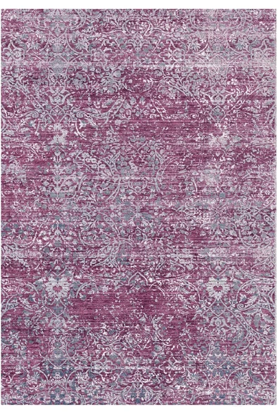 Eskitme Desenli Dokuma Taban Dijital Baskılı Halı  MÜRDÜM 80X150