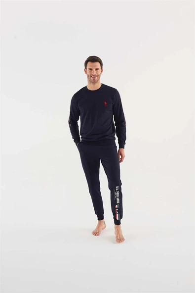 U.S. POLO Assn. 18604 Erkek Pijama Takımı - 4