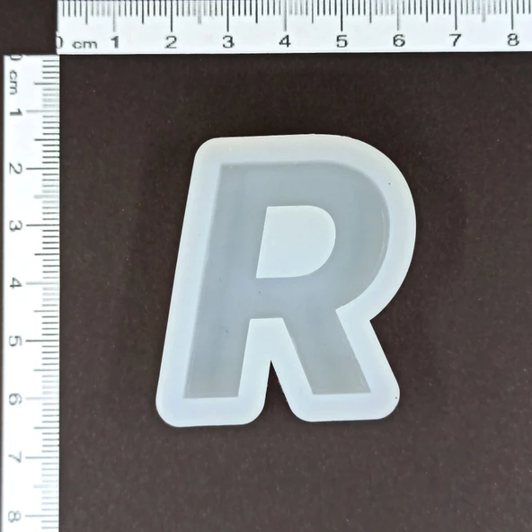 EPOKSİ REÇİNE R HARFİ SİLİKON KALIP 1. KALİTE HB2010-0020 ürün görseli 1