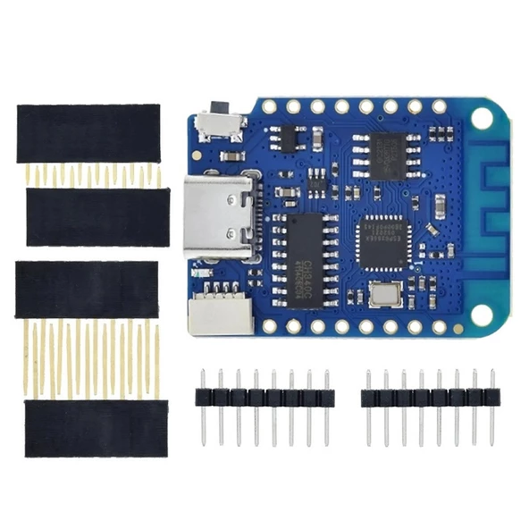 Wemos D1 Mini V4 Esp8266 Kablosuz Internet Wifi Iot Geliştirme Kartı Type C - 6