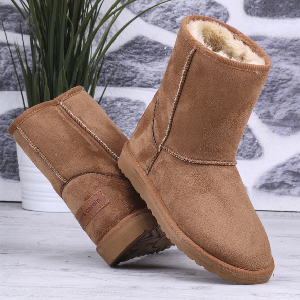 Pierre Cardin Kadife Sıcak Tutan Kadın Bot Çizme Kışlık - 4