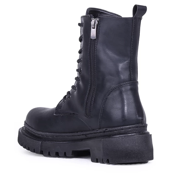 Ghattix Şanzeli 2 Kışlık Kaymaz Taban Kadın Düz Bot - 7