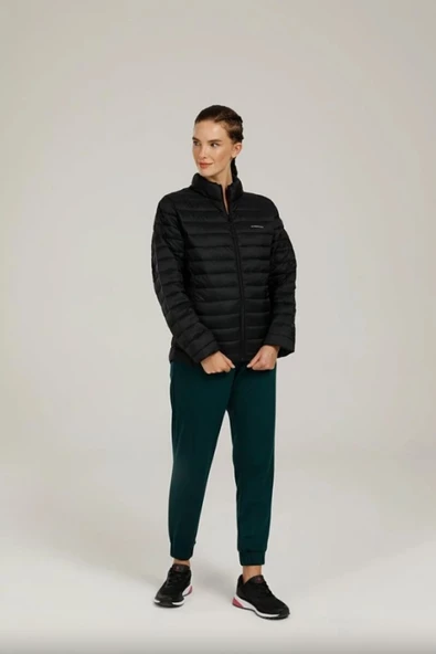 Lumberjack North Hafif Fermuarlı Şişme Kışlık Kadın Mont - 3