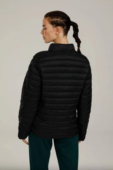 Lumberjack North Hafif Fermuarlı Şişme Kışlık Kadın Mont - 2