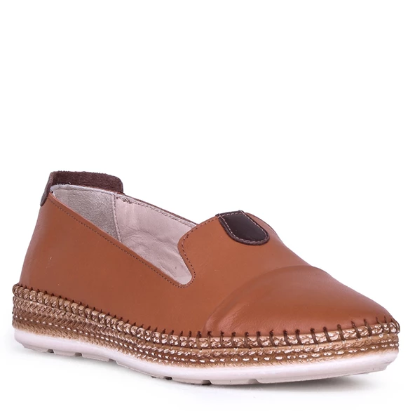 Ghattix Feraz Hakiki Deri Babet Kadın Ayakkabı - 4