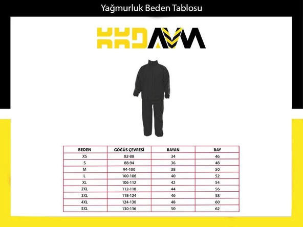 Motosiklet Yağmurluğu Alt Üst Takım Pvc Su Geçirmez  Motorcu Yağmurluk - Kurye Yağmurluk - 6