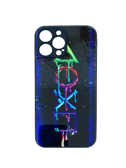 İphone 12 Pro Max Desenli Cam Kapak - Resim 7