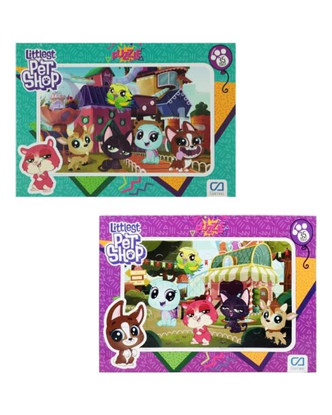 Littlest Pet Shop 35 Parça Frame Puzzle 2li Set