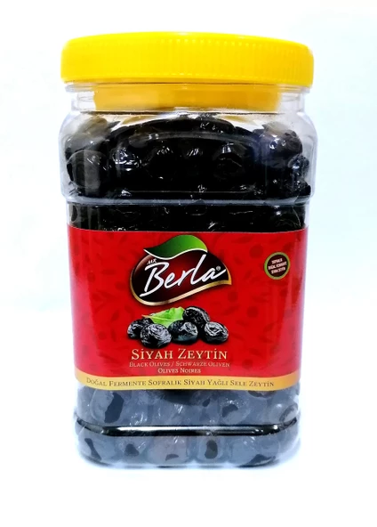 BERLA 1000GR SIYAH ZEYTIN BIDON