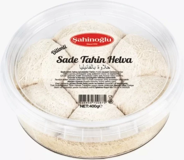 SAHINOGLU 400GR SADE HELVA