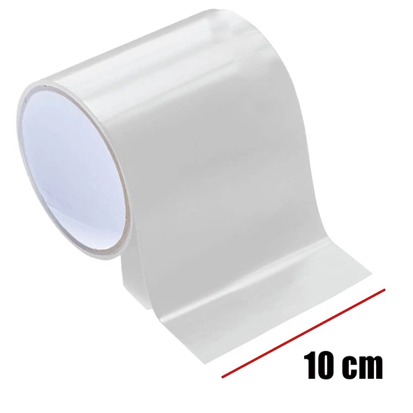 Tamir Bandı Şeffaf Suya Dayanıklı Su Geçirmez Sızdırmaz Bant 10 cm x 1.5 Metre - 3