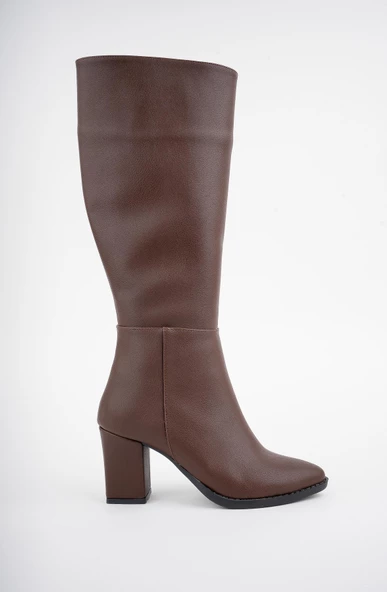 Muggo Almira Garantili Kadın Topuklu Çizme - 5