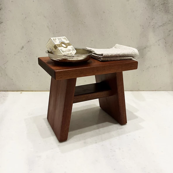 Shark Anatolia Maun Ahşap Banyo Taburesi Oturak - 6