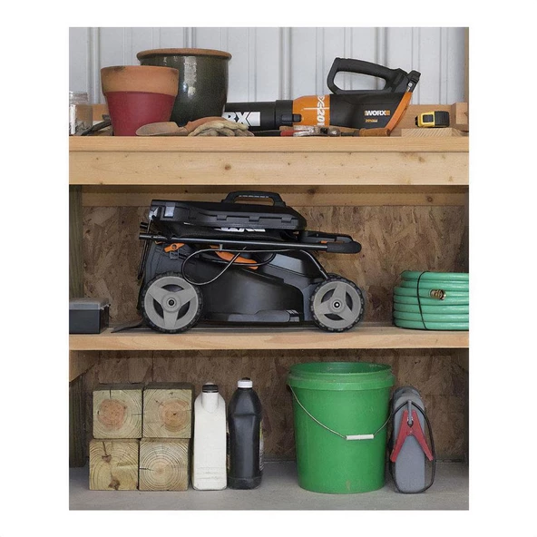 WORX WG779E 40Volt 2.5Ah. Li-ion 34CM Profesyonel Şarjlı Çim Biçme - 12