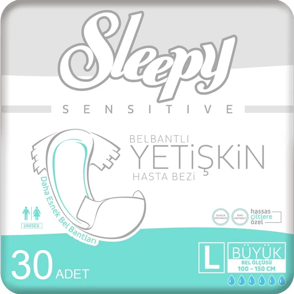 Sleepy Large Yetişkin Hasta Bezi 30 Adet